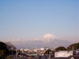 冬の晴れた日ならこんなにくっきり富士山が見える！